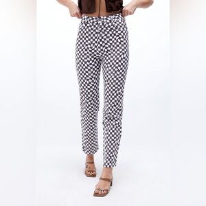 Peppermayo Electric Avenue Trousers in Checker - Size 8